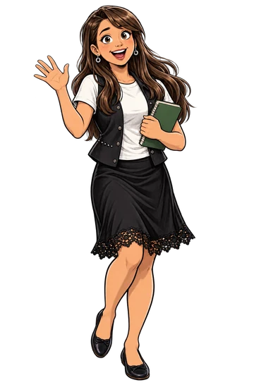 Luci, sua professora de idiomas